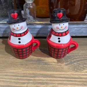 Good Gatherings Lil Shakies Snowmen Salt and Pepper Shakers